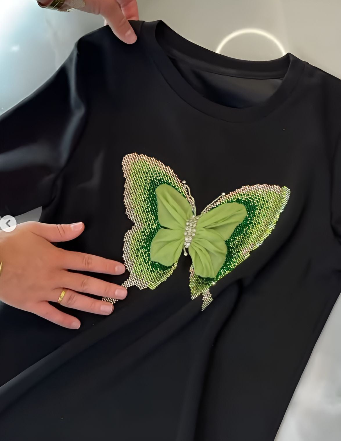 3D Butterfly Short Sleeves