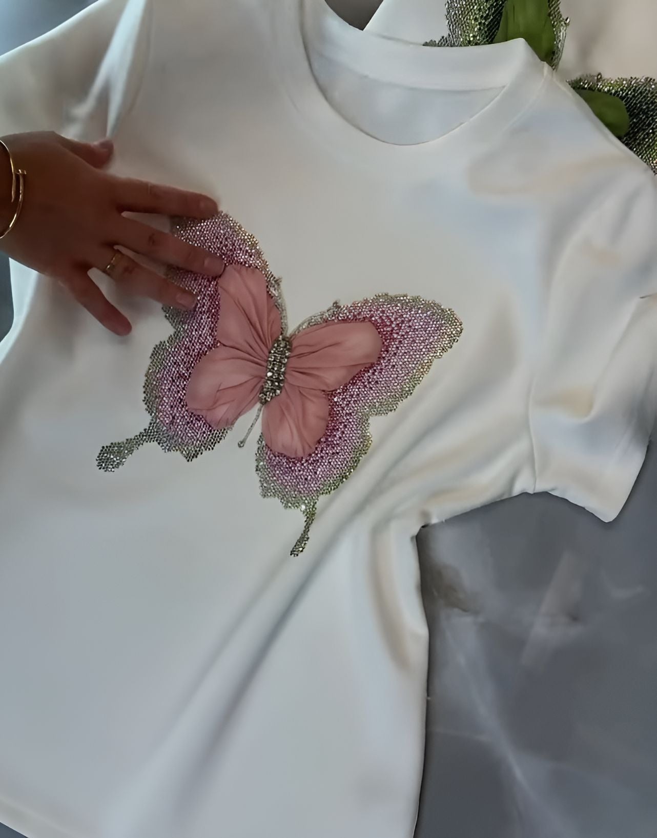 3D Butterfly Short Sleeves