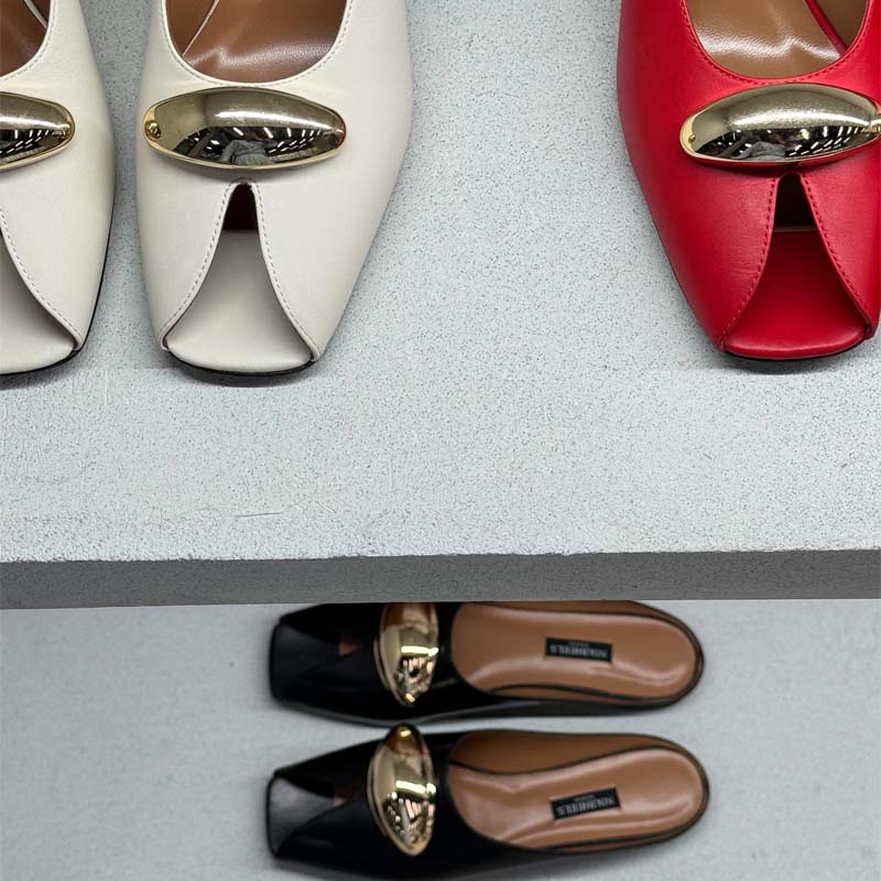 Red Fish Mouth High Heels