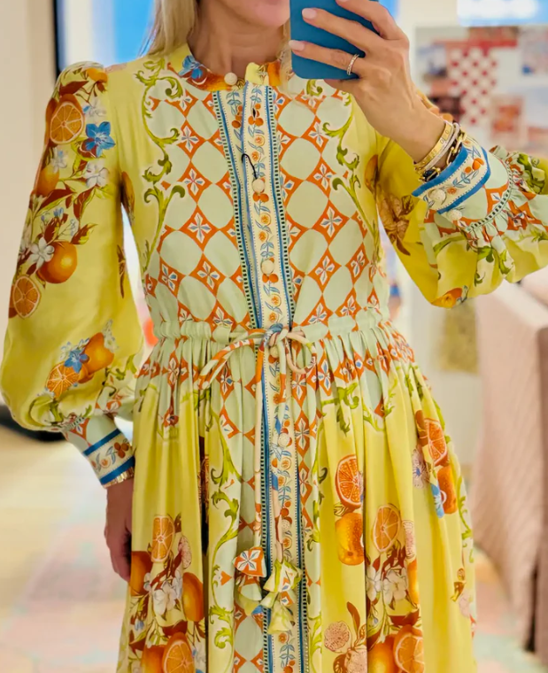 🏵️SS25 Floral Long Sleeve Maxi Dress