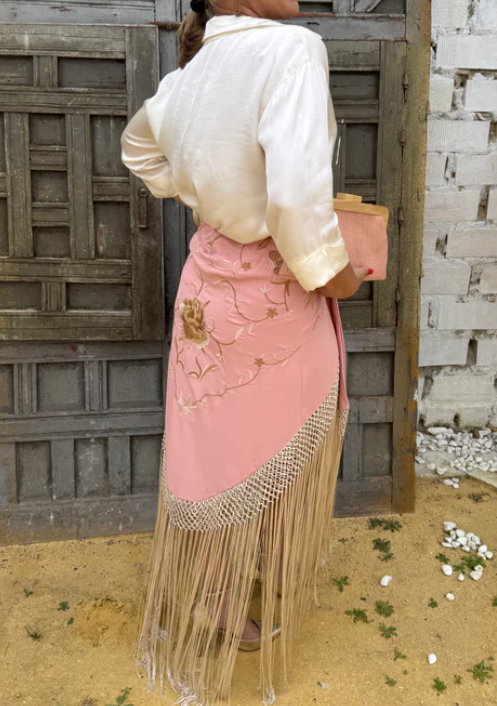 Elegant Shawl Skirt