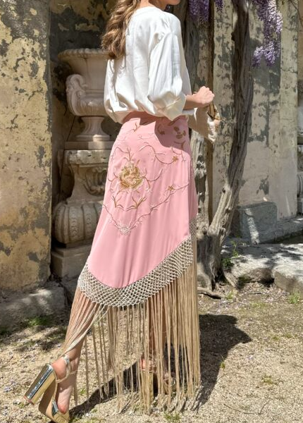 Elegant Shawl Skirt