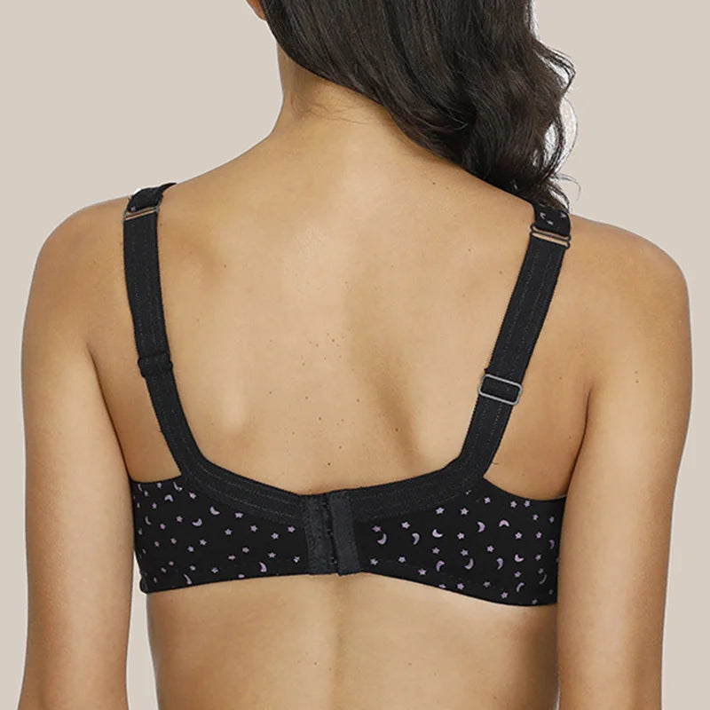 Underwells Wirefree Without Padded Soft Elastic Strap Bra