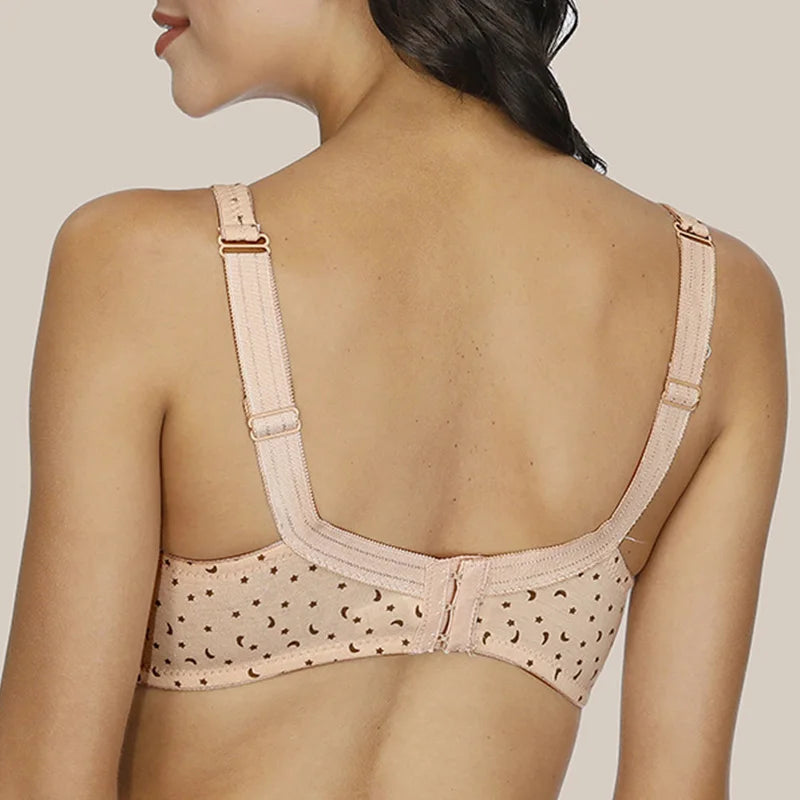 Underwells Wirefree Without Padded Soft Elastic Strap Bra