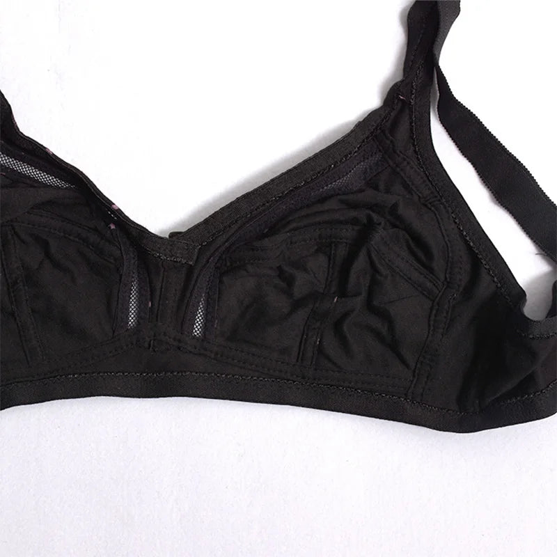 Underwells Wirefree Without Padded Soft Elastic Strap Bra