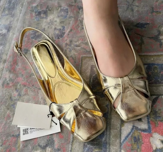 Soft Leather Flat Women Shoes