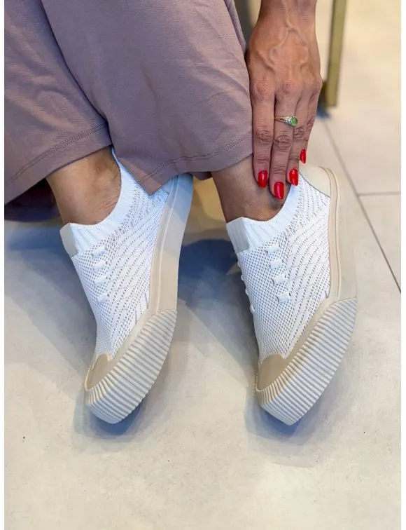 White soft and comfortable sneakers