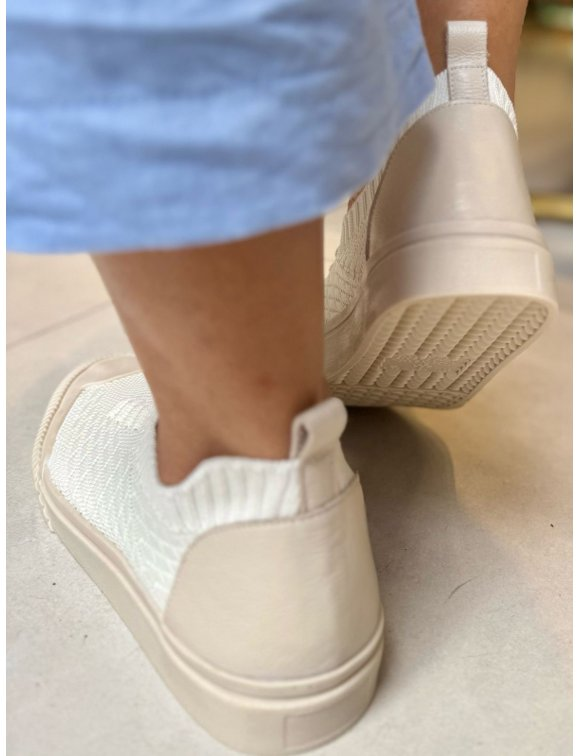 White soft and comfortable sneakers