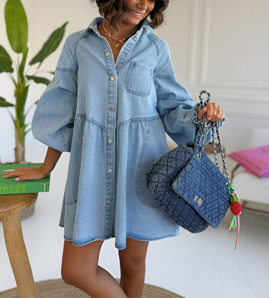 Versatile denim dress