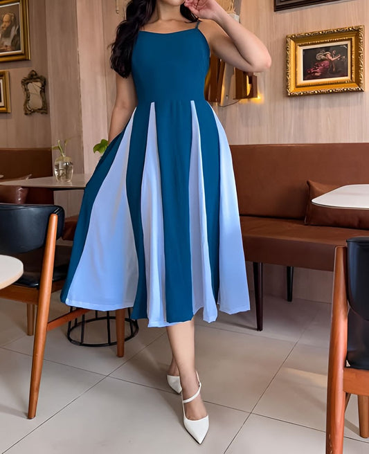 Plus Size Adjustable Suspender Dress