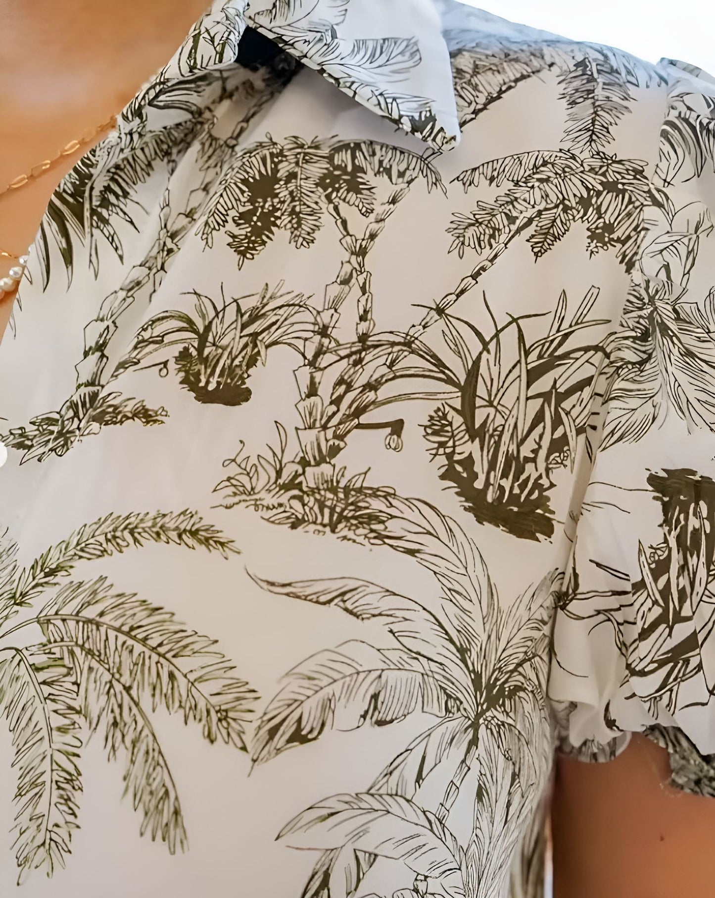 Summer Light Printed Midi Dress