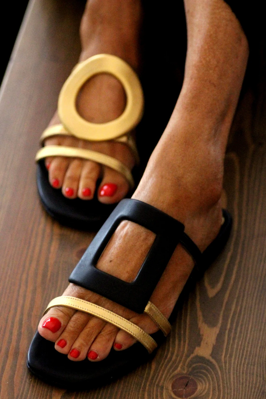 Asymmetric Design Sandals