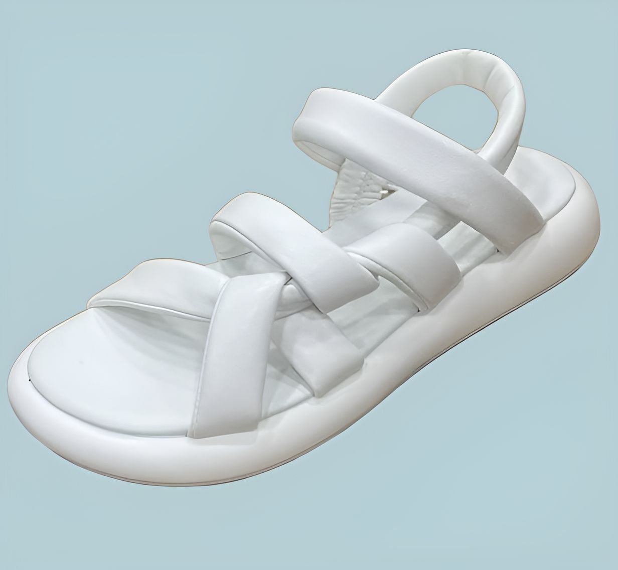 White Soft Cloud Sandals