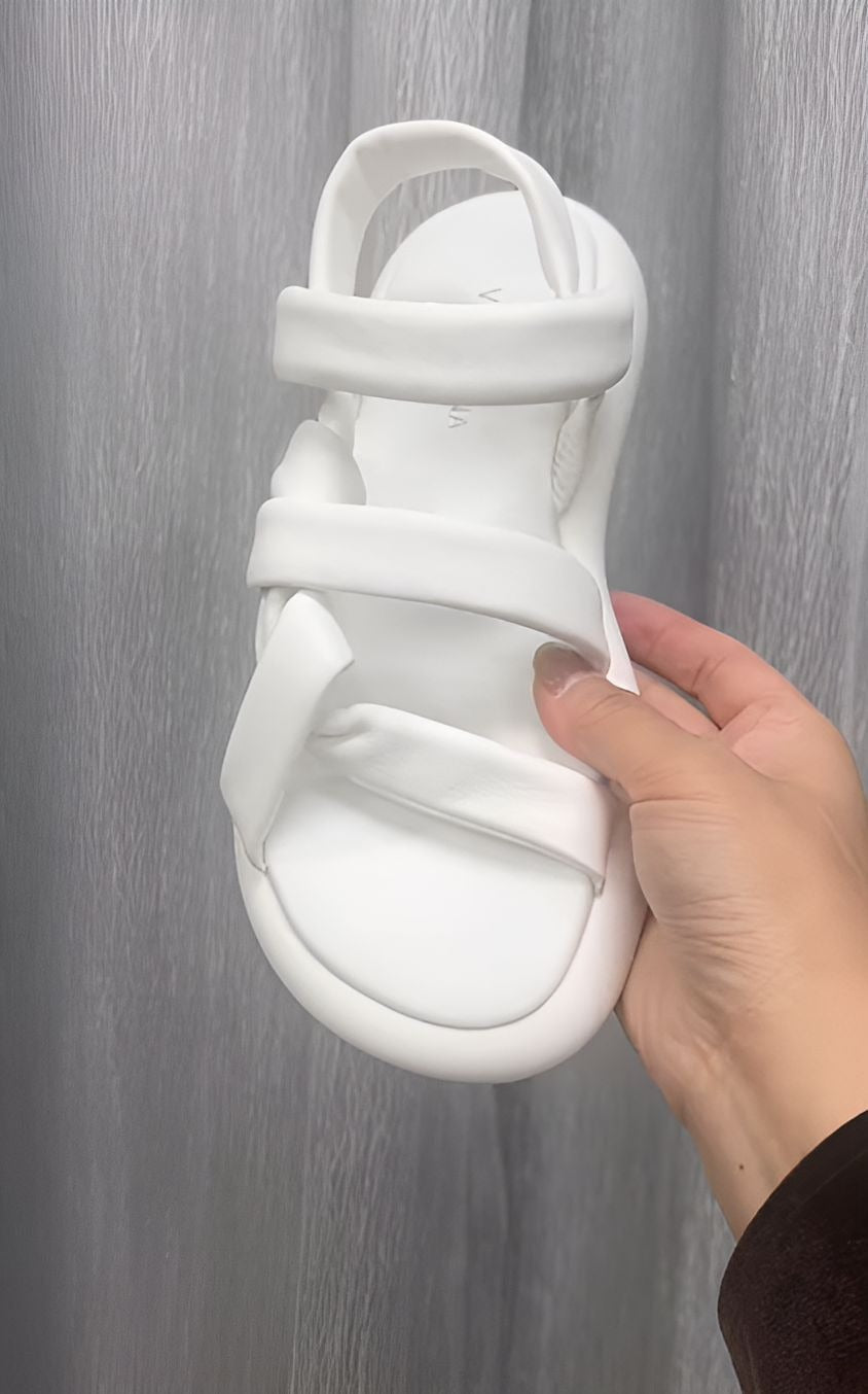 White Soft Cloud Sandals