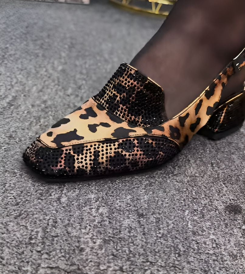 Leopard Print Women's Sandals