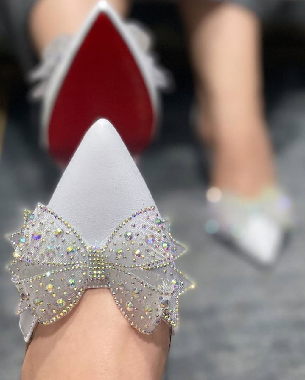 Beautiful Bow High Heels
