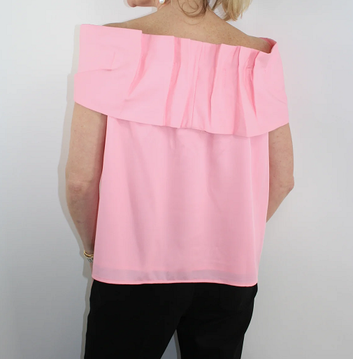Off the Shoulder Bow Blouse