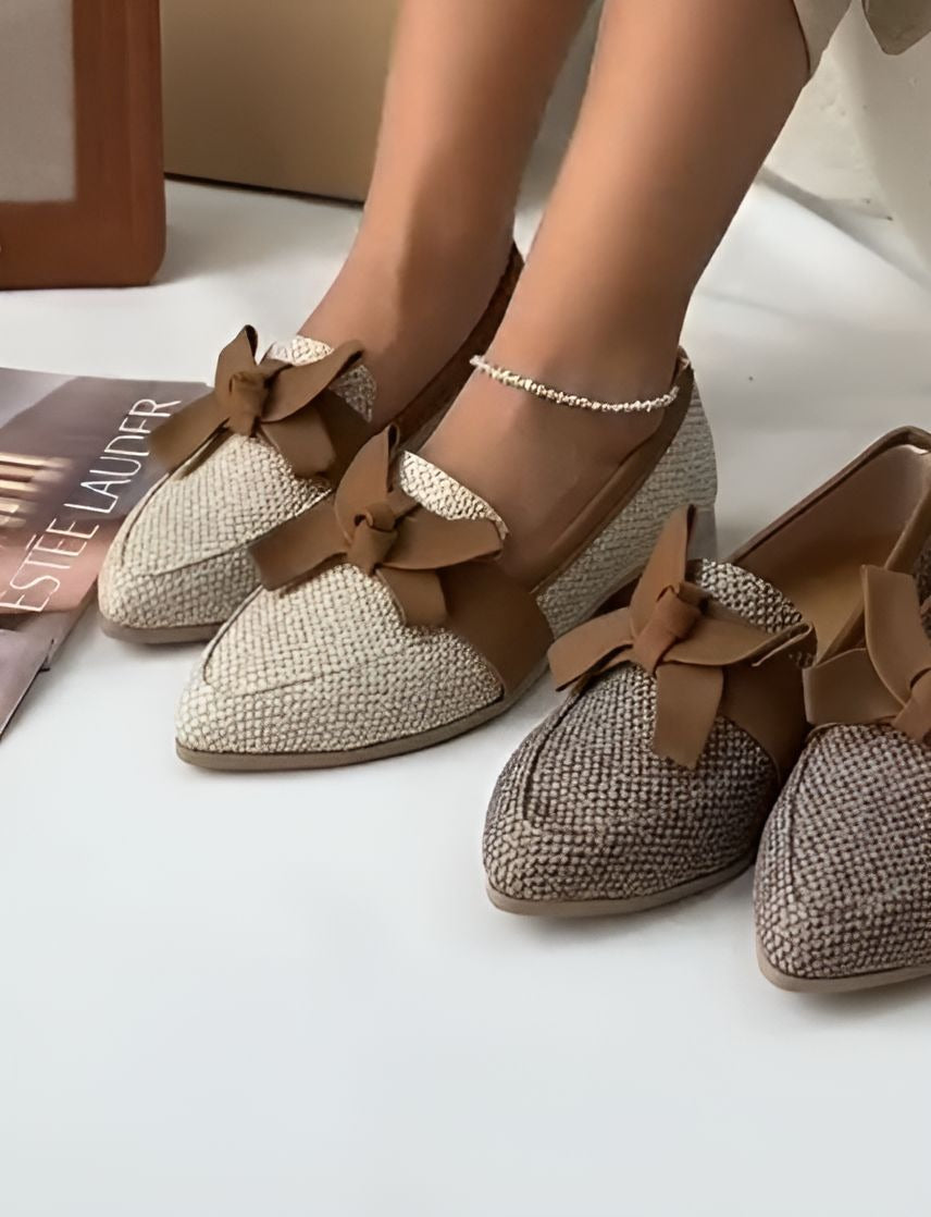Bow Pointed Sandals
