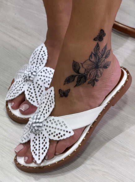 Summer 3D Flower Slippers