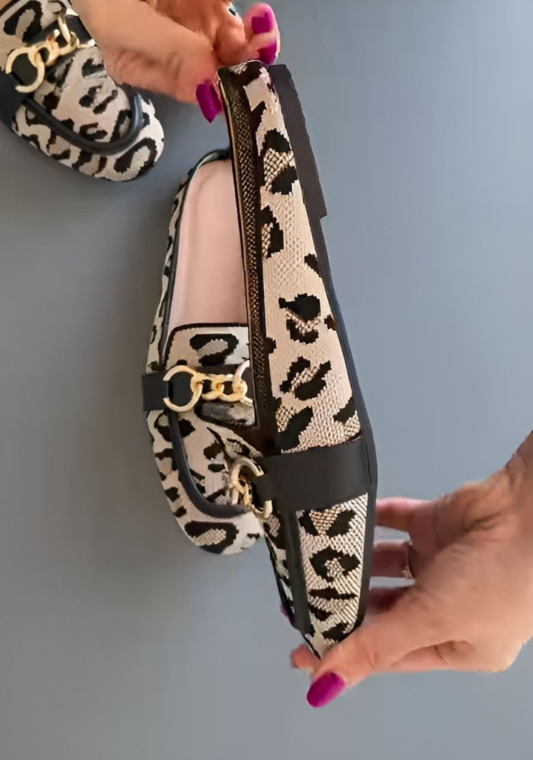 Leopard Print Flats
