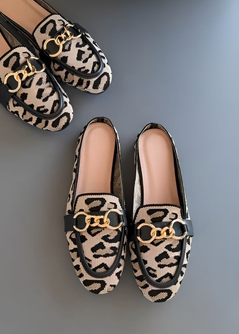 Leopard Print Flats
