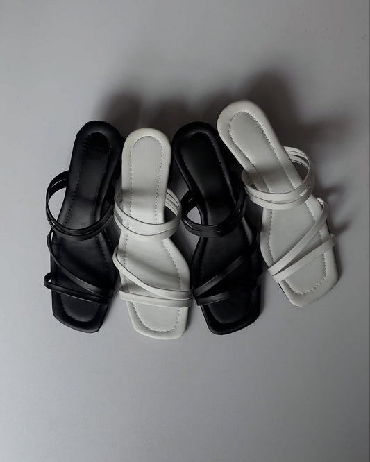 Simple & Versatile Square Heel Women Sandals