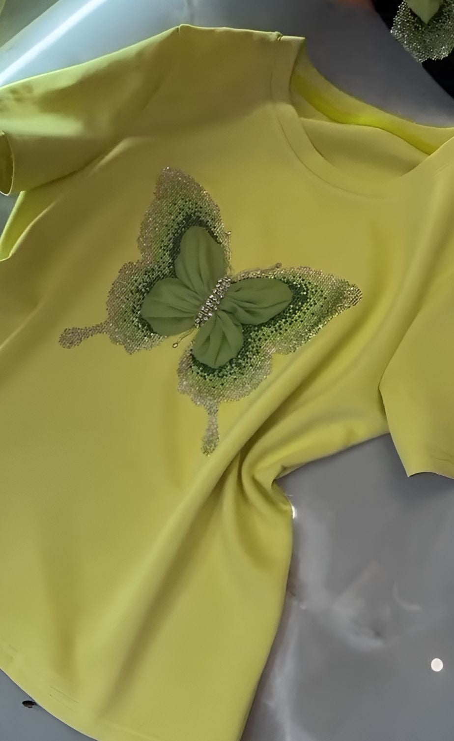 3D Butterfly Short Sleeves