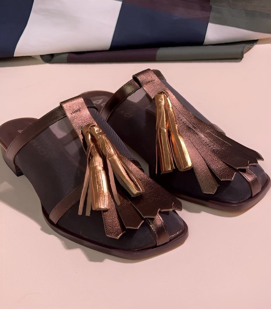 Tassel Mesh Women Slippers