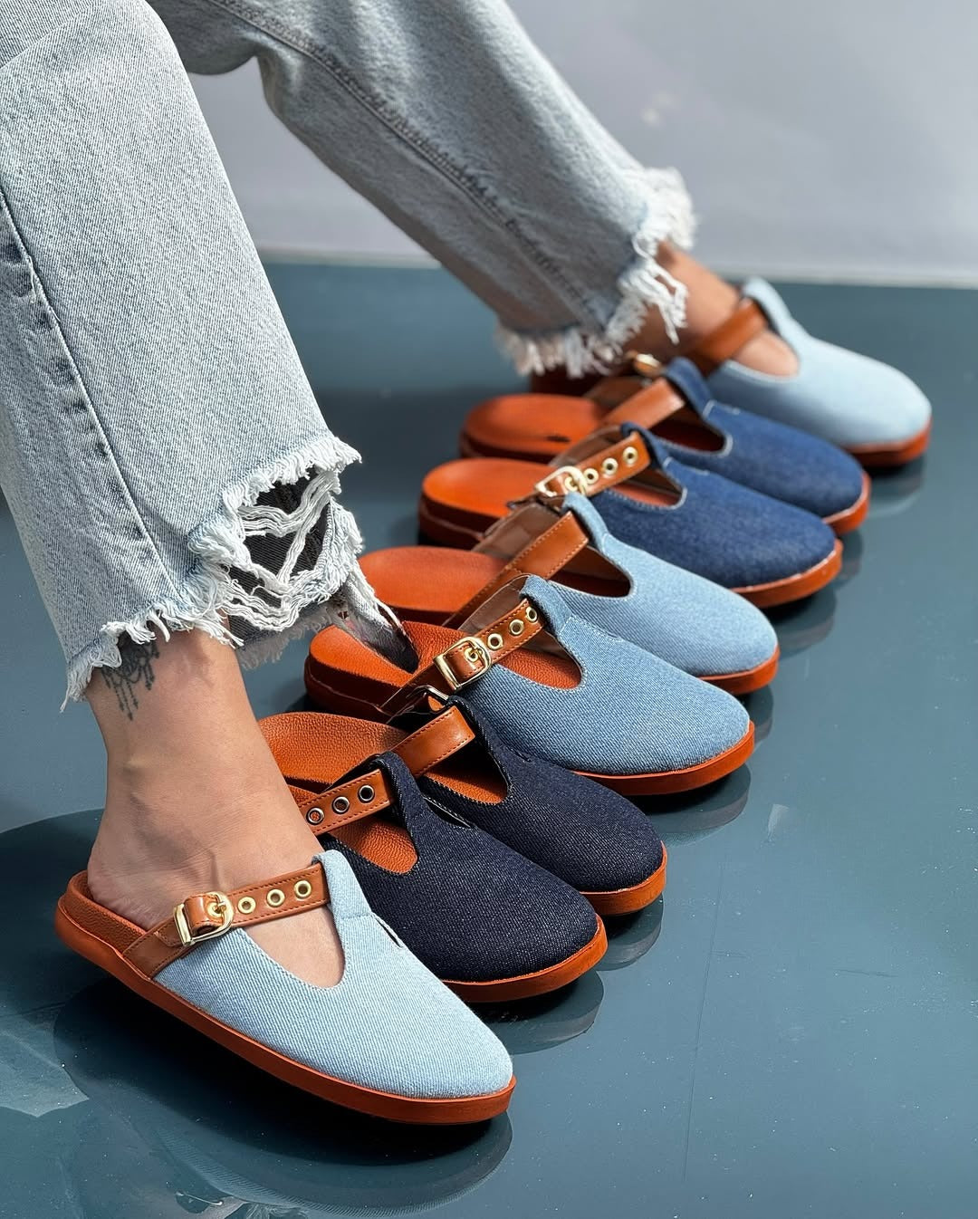 Denim Comfortable Women Slippers