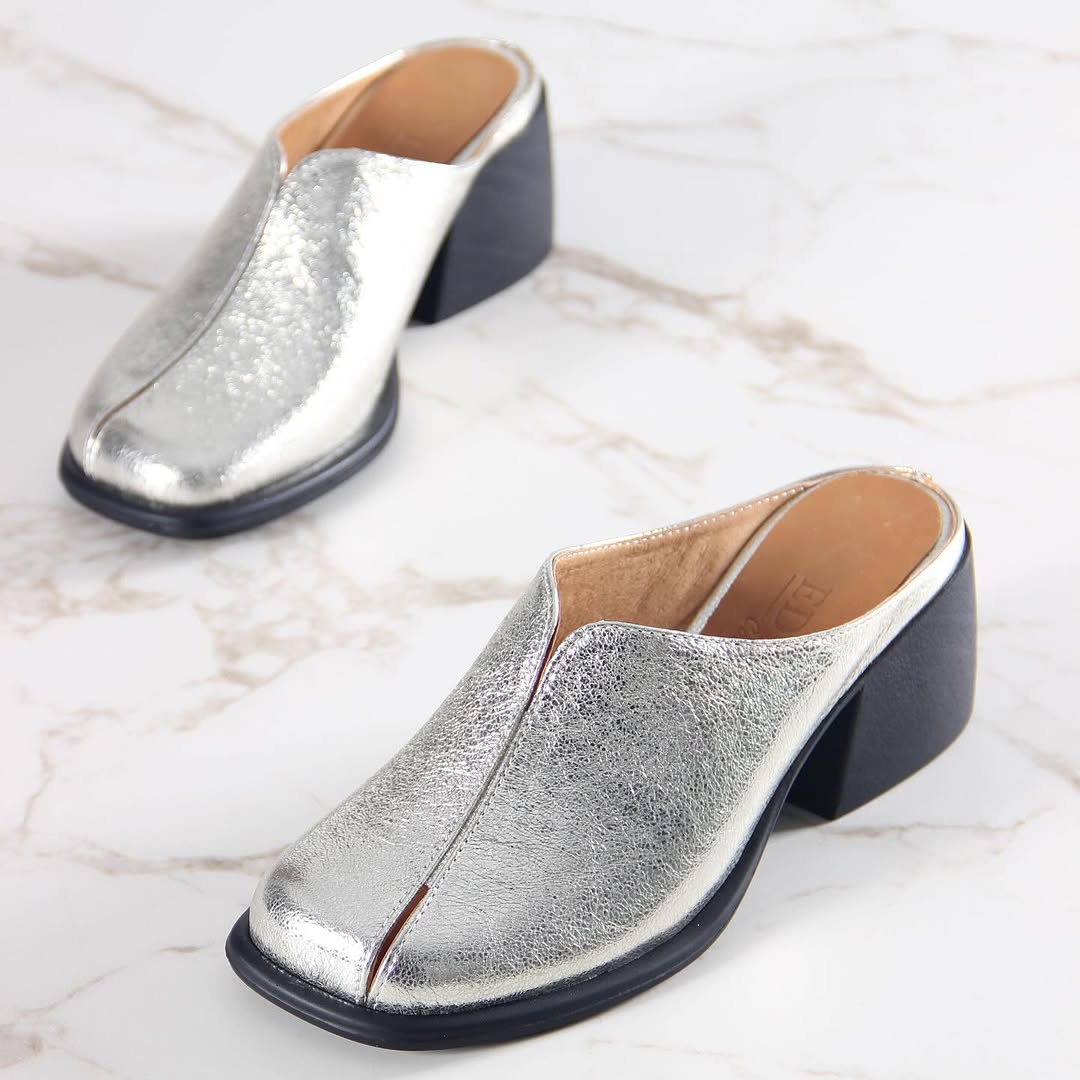 Soft Leather Square Heel Women sandals
