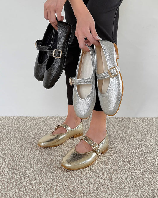 Soft Leather Comfortable Women Flat Shoes