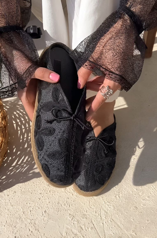 Elegant Black Comfortable Slippers