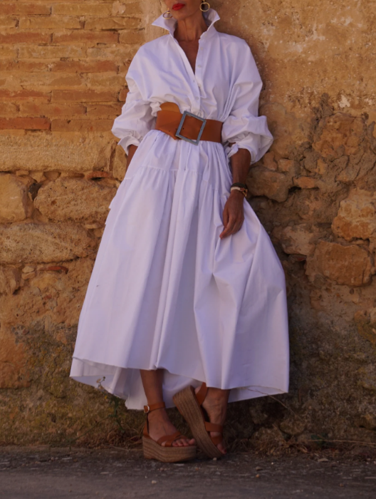 Classic White Maxi Dress