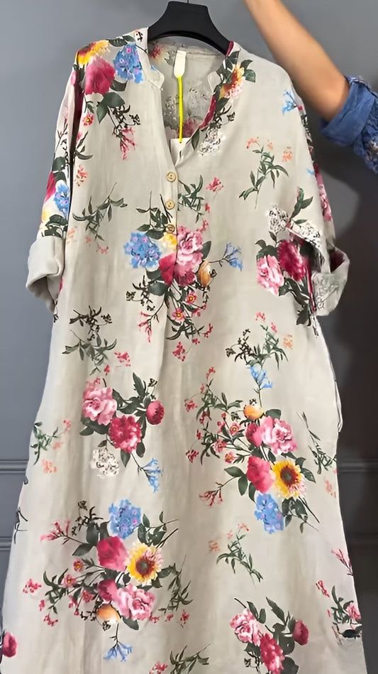 Floral Print Comfort Dress