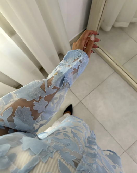 Floral Cut Out Thin Shirt
