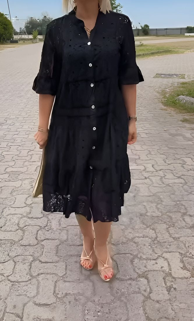 Lace Shirt Dress