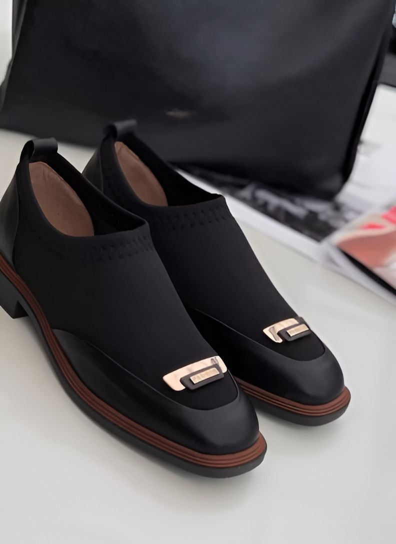 Elegant Breathable Leather Women Shoes