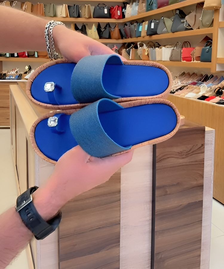 Rhinestone Comfortable Women Slippers