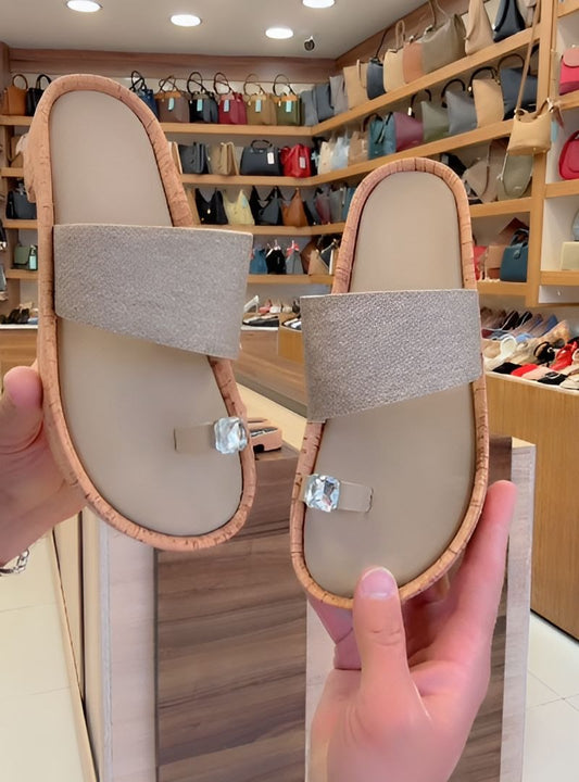 Rhinestone Comfortable Women Slippers