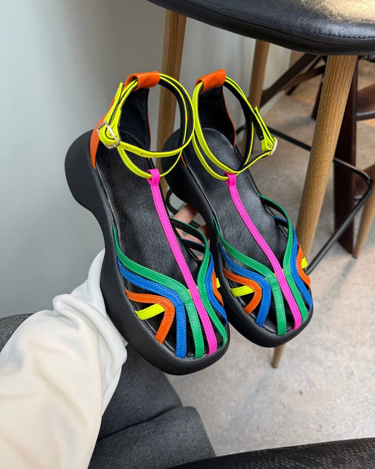 Colorful Woven Women Sandals