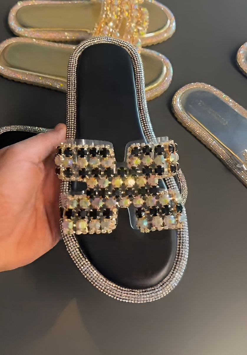 Luxurious Sparkling Slippers