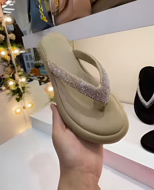 Rhinestone Flip-Flops