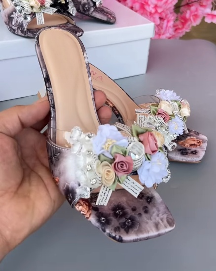 3D Flower Gorgeous High Heels
