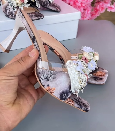 3D Flower Gorgeous High Heels