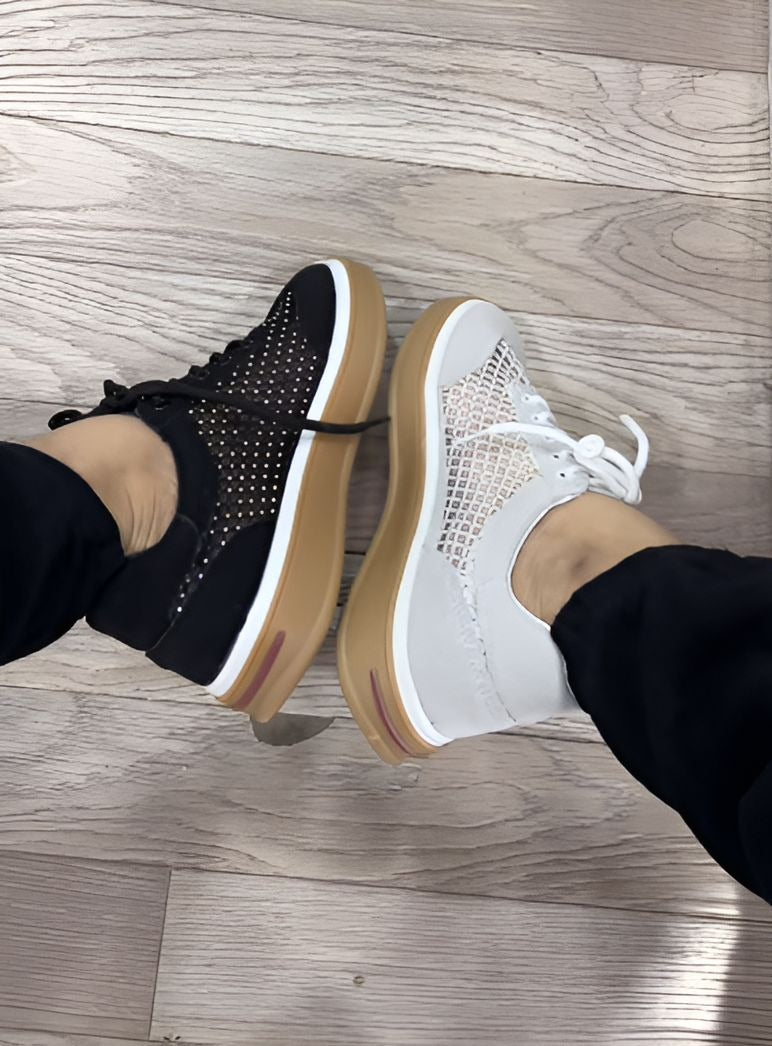 Mesh Hollow Breathable Women Shoes