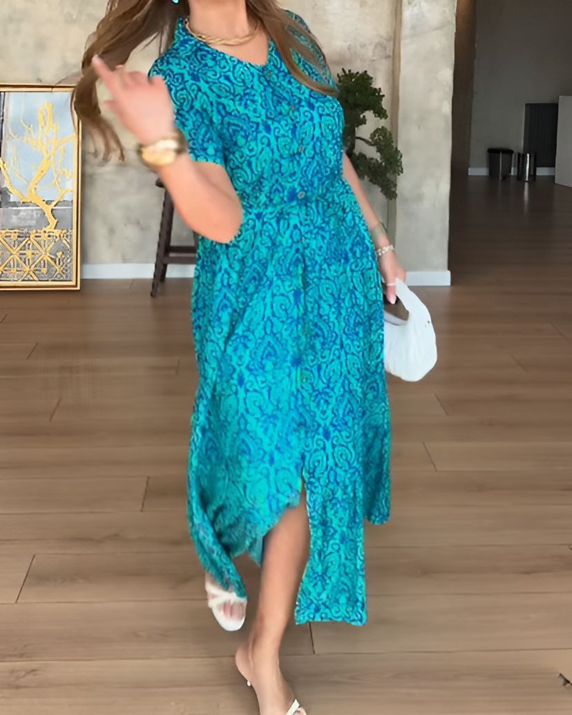 Casual Comfort Printed Dress