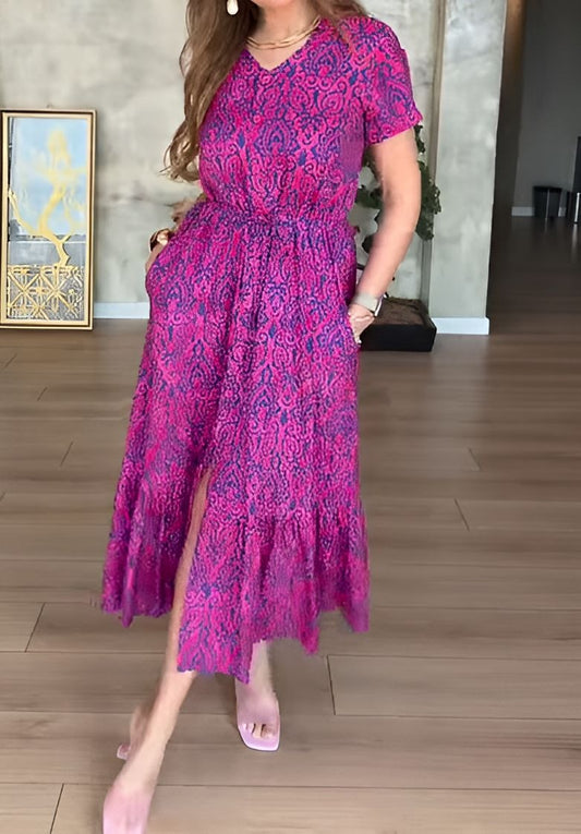 Casual Comfort Printed Dress
