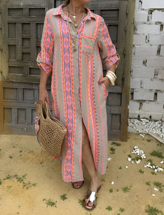 Fluorescent Shirt Dress