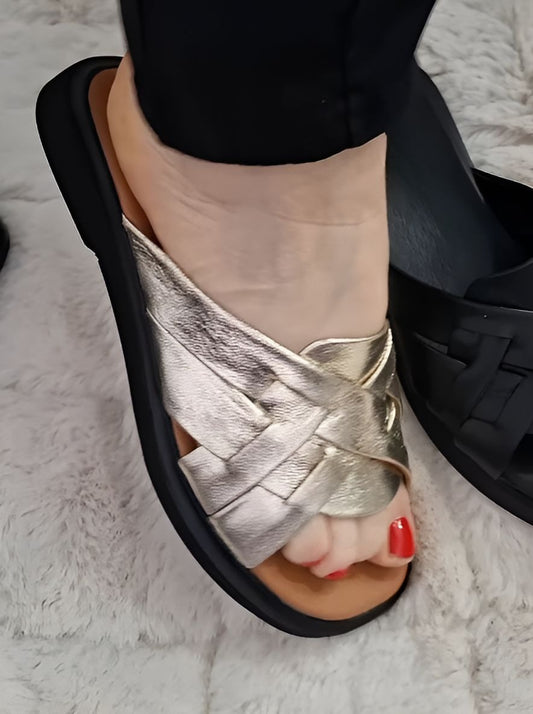 Super Comfortable Soft Leather Women Slippers