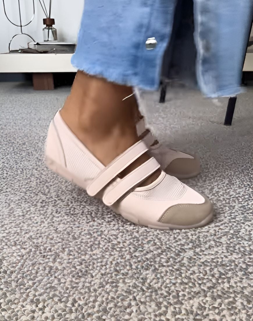 Velcro Comfort Flat  Women Shoes